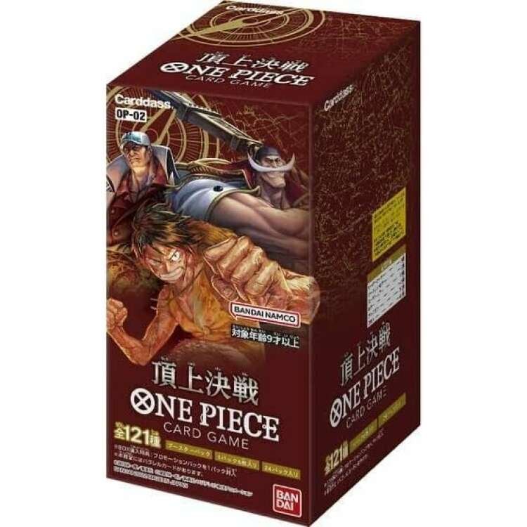 OP-02 PARAMOUNT WAR booster box Japanese ONE PIECE CARD