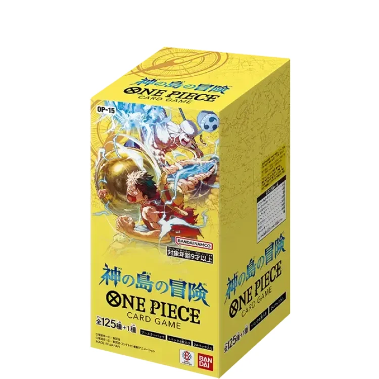 OP-15 Adventure on KAMI’s Island Sealed Case (12 boxes) Japanese ONE PIECE CARD