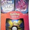 Pokemon - Poke Ball Tin + 2 Kanto Power Mini Tins - Poke Ball